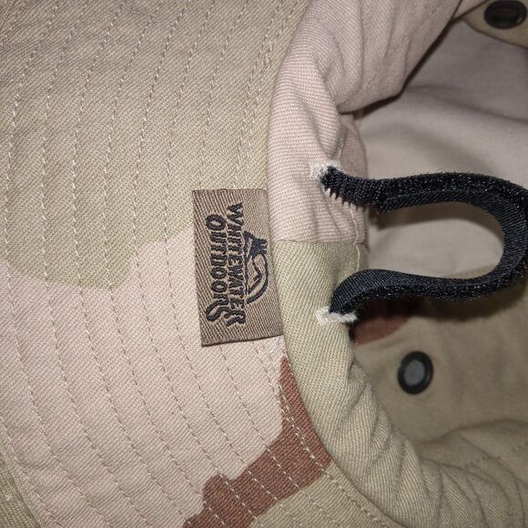Whitewater Outdoors Desert Camouflage Boonie Cap  Hat One Size Adjustable - Picture 4 of 5